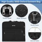 Garment Bags for Travel, Large Suit Travel Bag Convertible Travel Garment Bag - Image 6