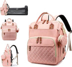 Diaper Bag with Changing Station, Waterproof 3 in 1 Baby Diaper Backpack with by Lamroro