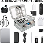 Electronic Organizer Travel Case, Travel Cord Organizer Case Portable - Image 6