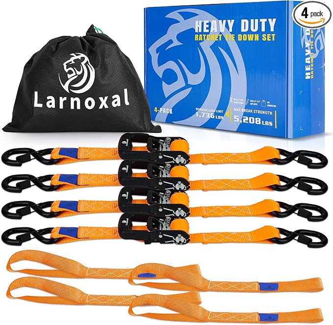 Ratchet Straps 4 Pack by Unknown