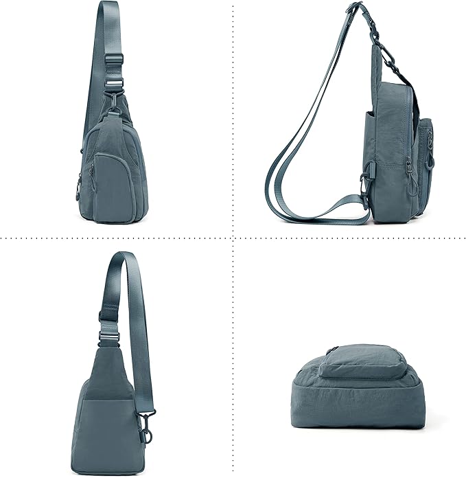 ODODOS Daily Sling Bag with Adjustable Straps Crossbody Chest Bag Lightweight - Image 5