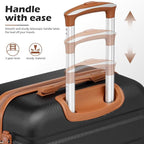 Coolife Luggage Suitcase Spinner Hardshell Lightweight TSA Lock) - Image 2