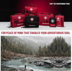 Surviveware 98 Pcs Comprehensive Premium Survival First Aid Kit - Image 9