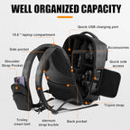 Cwatcun Camera Backpack Waterproof Camera Bag - Image 2