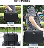 Relavel Makeup Bag with LED Mirror Travel Train Case Large Cosmetic Bags - Image 7