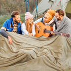 PHF Oversized King Fleece Blanket 120"x120", No Shed No Pilling Big Soft Blanket - Image 3