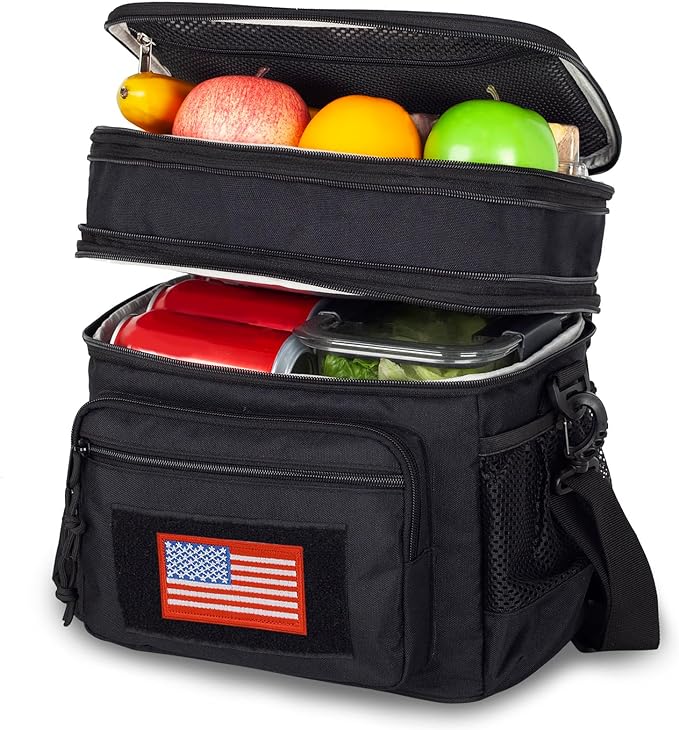 ATRIPACK Lunch Bag for Men, Double Deck Tactical Lunch Box Work by ATRIPACK
