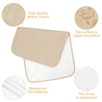 Accmor Portable Diaper Changing Pad, Waterproof Foldable Baby Changing Mat - Image 2