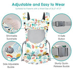 Newborn Baby Front Carrier Backpack, Toddler Baby Body Carrier, 7-66 Lbs - Image 4