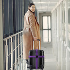 Luggage Straps for Suitcases TSA Approved Travel Belt 4 Pack by Chelmon - Image 7