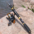 Sougayilang Fishing Rod Reel Combos Carbon Fiber Telescopic Fishing pole - Image 6