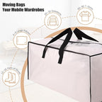 Heavy Duty Moving Bags with Backpack Straps and Strong Handles, Alternative to - Image 6