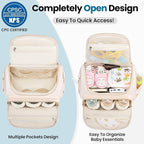 4 in 1 Convertible Diaper Bag Backpack, Waterproof Baby Diaper Bag - Image 6