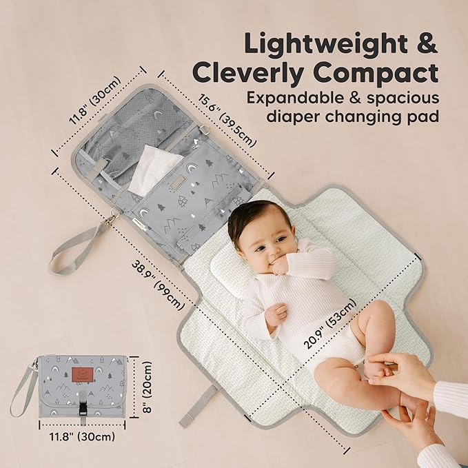 KeaBabies Portable Diaper Changing Pad - Image 3
