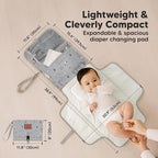 KeaBabies Portable Diaper Changing Pad - Image 3