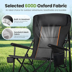HIGH POINT SPORTS Oversized Folding Camping Chairs - Image 6