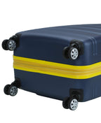Melbourne Hardside Expandable Spinner Wheel Luggage (Navy / Checked Large 28")