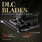 Fagaci Professional Zero Gapped Trimmer for Men, 5X Longer Sharpness Cordless Beard Trimmer for Men, T Liners Professional Trimmers for Barbers with Brushless Motor, Zero Gap Trimmers Barber T Blade