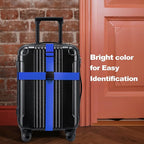 Luggage Straps for Suitcases TSA Approved Travel Belt 8 Pack by Chelmon - Image 6