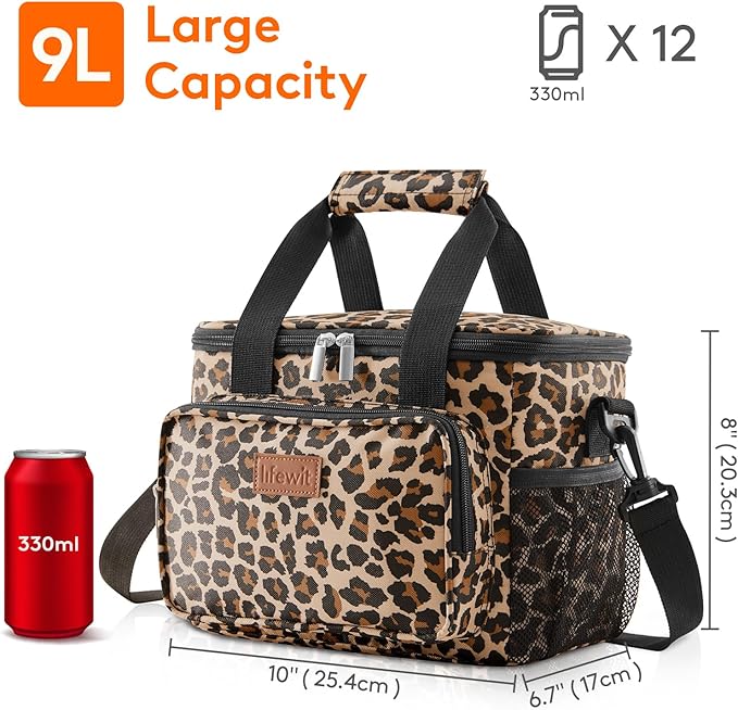 Lifewit Medium Lunch Bag Insulated Lunch Box Soft Cooler Cooling Tote - Image 3