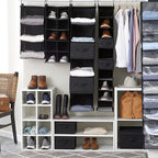 Household Essentials 10 Pocket Hanging Shoe Closet Organizer - Image 3
