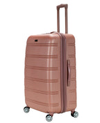 Melbourne Hardside Expandable Spinner Wheel Luggage (Rose Gold / Checked Large 28")