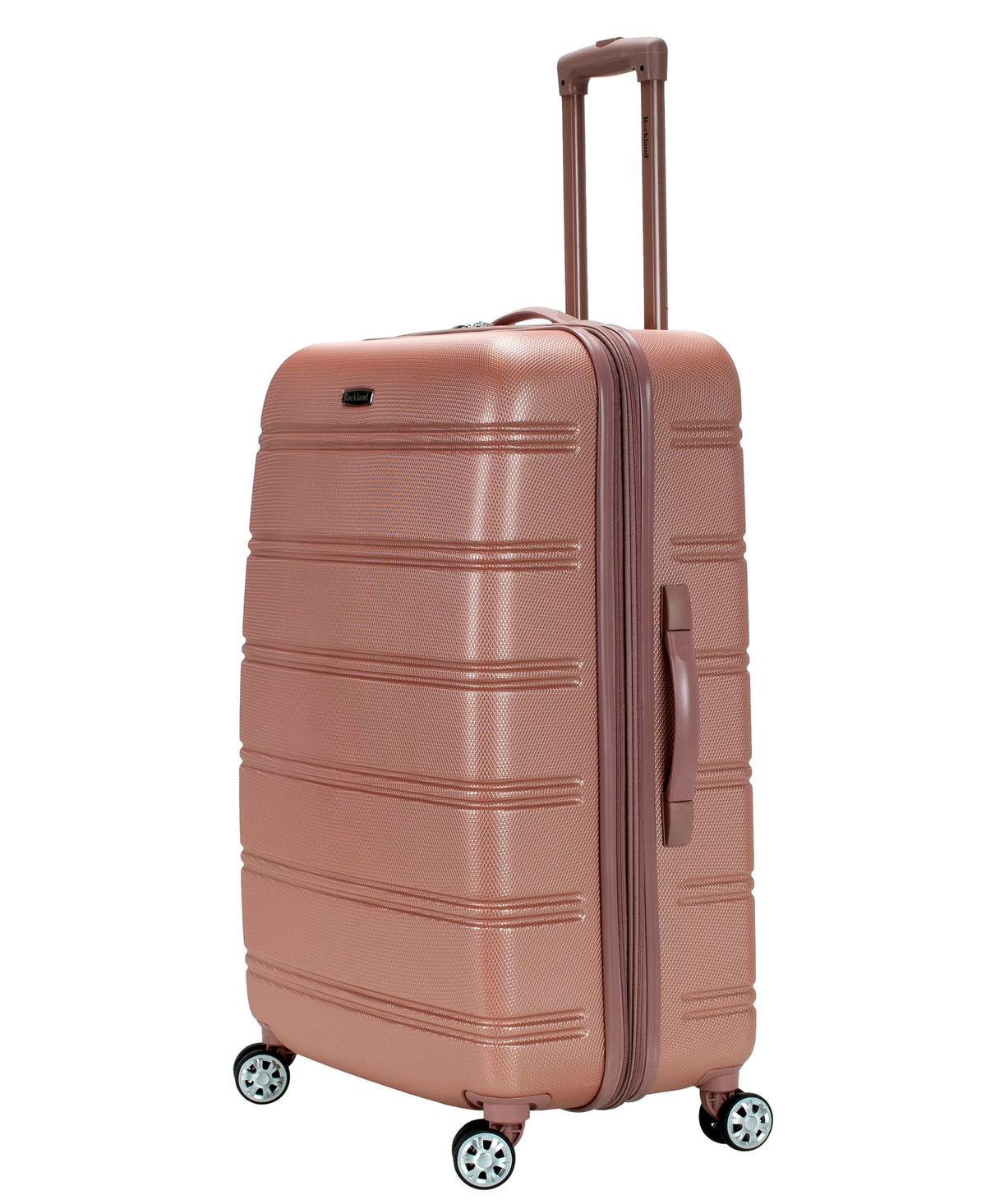 Melbourne Hardside Expandable Spinner Wheel Luggage (Rose Gold / Checked Large 28")