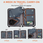Cipway Compression Packing Cubes, Lightweight Travel Luggage Organizers - Image 7