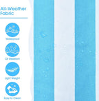 Becokan Beach Bags for Women Large Waterproof Beach Tote Bag Zipper Beach Bags - Image 3