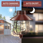 2 Pack Solar Lanterns Outdoor Waterproof Hanging Solar Lights - Image 4