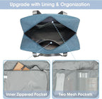 Carry on luaggage 22x14x9 Airlines Approved Foldable Carry on Bag Travel Duffel - Image 3