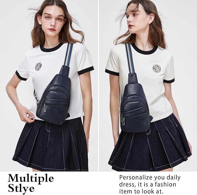 Sling Bag Crossbody Bags for Women Small Cross Body Bag Fanny Packs Chest Sling - Image 8