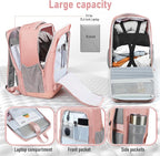 Travel Backpack, Business Anti Theft Slim Sturdy Laptops Backpack - Image 3