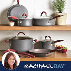Rachael Ray - 87630 Rachael Ray Cucina Hard Anodized Nonstick Cookware Pots and - Image 7