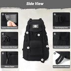 50L Tactical Backpack for Men and Women, Water-Resistant Molle Rucksack - Image 7