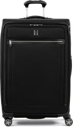 Travelpro Platinum Elite Softside Expandable Checked Luggage, 8 Wheel Spinner by Travelpro