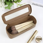 Aveniee Clear Makeup Brush Bag, Slim Cosmetic Brush Holder, Small Travel - Image 5