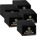 SaiTech IT 50 Pack RFID Blocking Card, One Card Protects Entire Wallet Purse by SaiTechIT