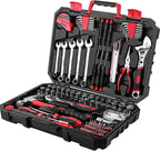 DEKOPRO Tool Set:158 Piece Home Tool Kit, Household Basic Repair Tool Set Comes by DEKOPRO