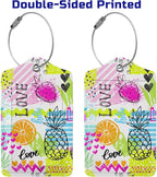 2 Pieces Funny Fruits Luggage Tags - Image 4