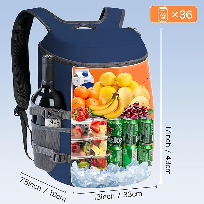 N NEVO RHINO Backpack Coolers Insulated Leak Proof 36/54 Cans, Portable - Image 8