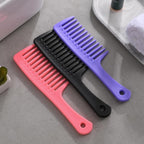 Wide Tooth comb, Large Detangling Comb for Women and Men, Durable Styling Brush for Curly, Long, Wet Hair Types - Professional Hair Care.
