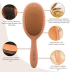 FRAMAR Wet Hair Brush Detangler – Wet Hair Brushes For Women, Detangle Brushes For Thick Hair, Cepillos Para Cabello Detangler Brush - Sienna