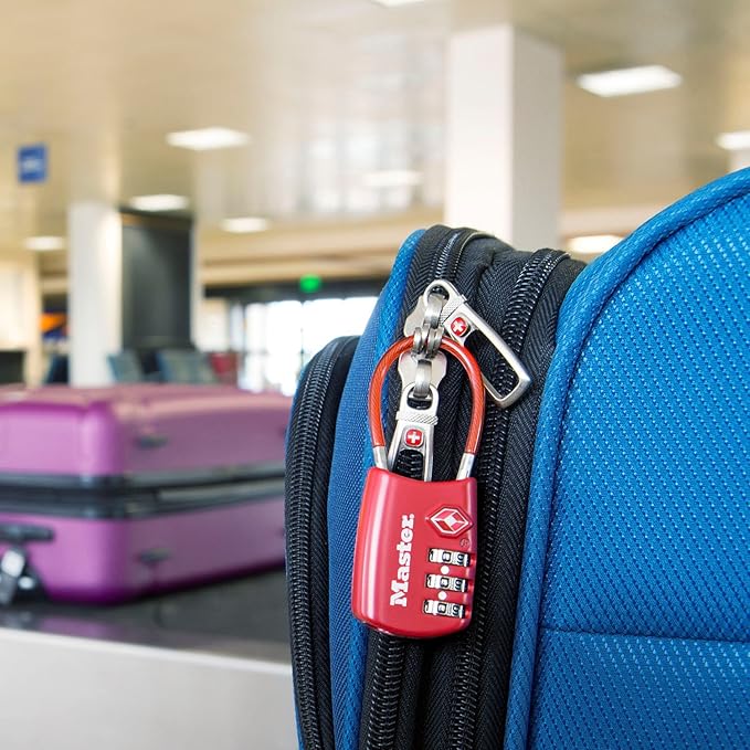 Master Lock 4688D Set Your Own Combination TSA Approved Luggage Lock, 1 Pack - Image 2