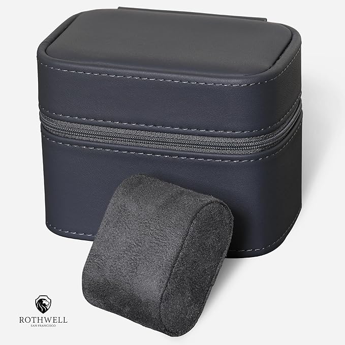 ROTHWELL 2 Watch Travel Case Storage Organizer - Image 6