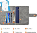 Eoehro Passport Holder for Travel Essentials, Passport Wallet Cover Case for - Image 3