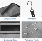 Suitcase Organizer, Travel Luggage Organizer Portable Hanging Travel Shelves - Image 5
