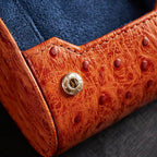 Genuine Napa Leather Watch Roll Travel Case - Image 5