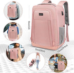 Travel Backpack, Business Anti Theft Slim Sturdy Laptops Backpack - Image 6