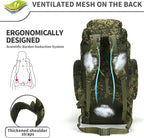 King'sGuard 70L Camping Hiking Backpack Tactical Backpack Military Molle - Image 5